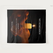 Internationale Herdenking van de Holocaust Wandkleed (Voorkant (horizontaal))