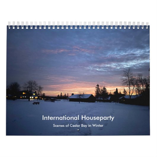 Internationale Houseparty wandkalender Kalender (Hoes)