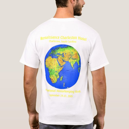 internationale huishoudweek t-shirt (Achterkant)