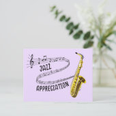 Internationale Jazz-waardering Briefkaart (Staand voorkant)