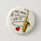 Internationale Jazz-waardering Ronde Button 5,7 Cm (Voorkant)