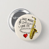 Internationale Jazz-waardering Ronde Button 5,7 Cm (Voorkant /achterkant)