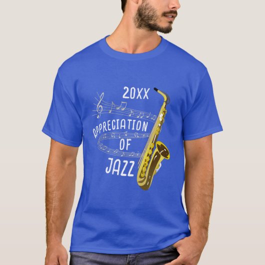 Internationale Jazz-waardering T-shirt (Voorkant)