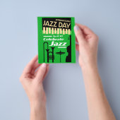 Internationale jazzdag 30 april flyer (Hand)