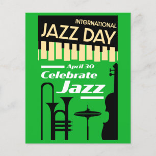Internationale jazzdag 30 april flyer