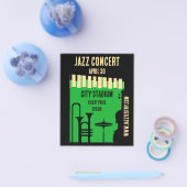 Internationale jazzdag 30 april flyer (Enkel)