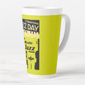 Internationale jazzdag 30 april latte mok (Rechterhoek)