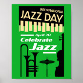Internationale jazzdag 30 april poster (Voorkant)
