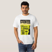 Internationale jazzdag 30 april T-Shirt (Voorkant volledig)