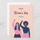 Internationale Kaart op vrouwendag (Voorkant / Achterkant)
