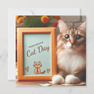 Internationale kattendag kaart