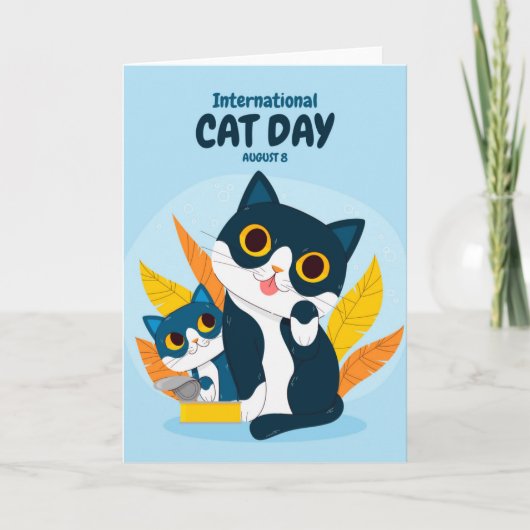 Internationale Kattendag Kaart (Voorkant)