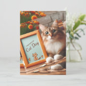 Internationale Kattendag Kaart (Staand voorkant)