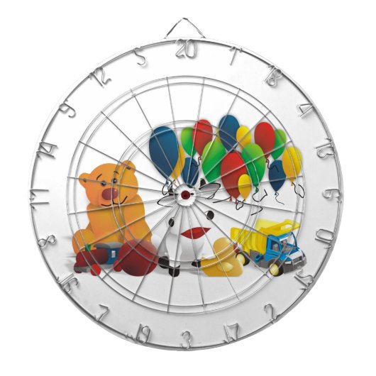 Internationale kinderdag dartbord (Voorkant)