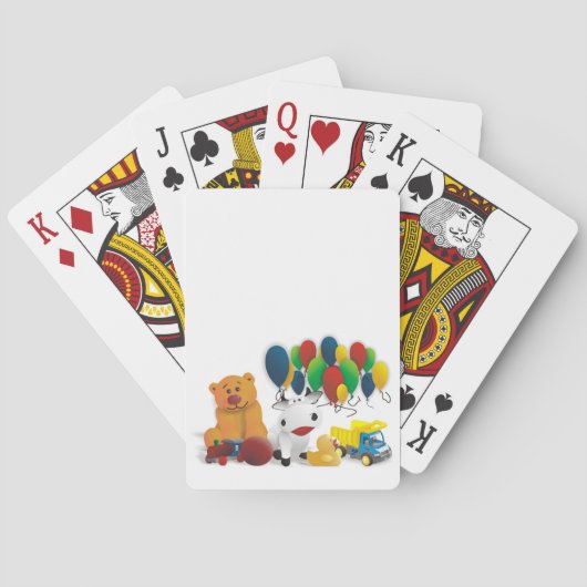 Internationale kinderdag pokerkaarten (Achterkant)