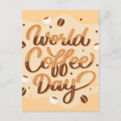 Internationale Koffiedag Briefkaart (Voorkant)