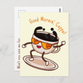 Internationale Koffiedag Briefkaart (Voorkant / Achterkant)