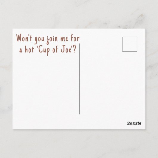 Internationale Koffiedag Briefkaart (Achterkant)