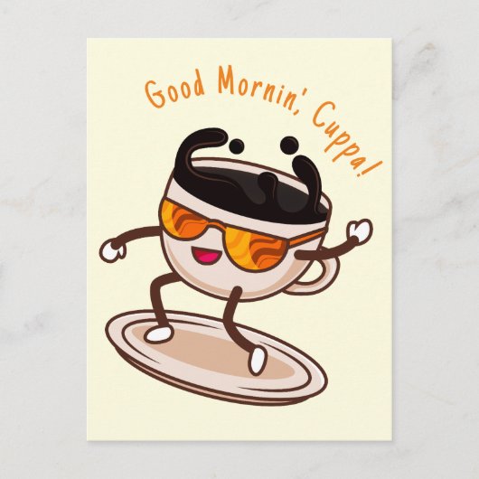 Internationale Koffiedag Briefkaart (Voorkant)