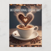 Internationale Koffiedag Briefkaart (Voorkant)