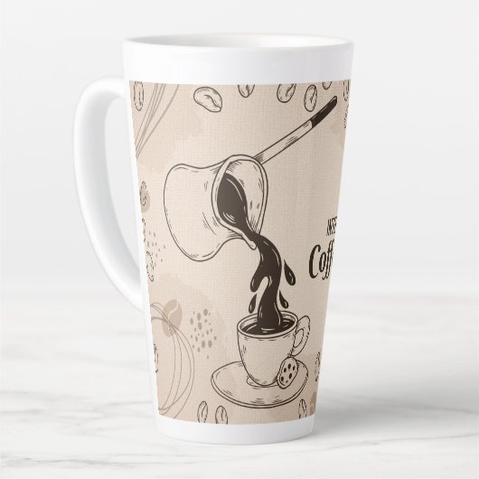 Internationale Koffiedag+ Latte Mok (Linkerhoek)