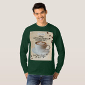 Internationale Koffiedag mannen-ontwerp T-shirt (Voorkant volledig)