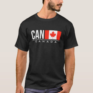 Internationale landencode van Canada voor de vlag T-shirt