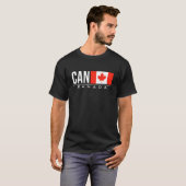 Internationale landencode van Canada voor de vlag  T-shirt (Voorkant volledig)