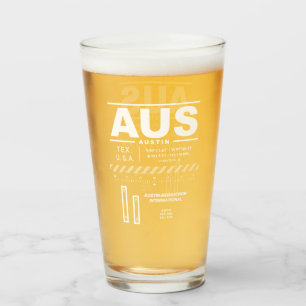 Internationale Luchthaven Austin-Bergstrom AUS Glas