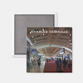Internationale luchthaven Charles de Gaulle Magneet (Voorkant / Achterkant)