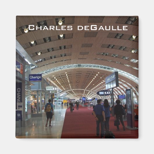 Internationale luchthaven Charles de Gaulle Magneet (Voorkant)