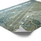 Internationale luchthaven Daytona Poster (Hoek)