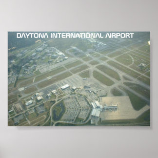 Internationale luchthaven Daytona Poster
