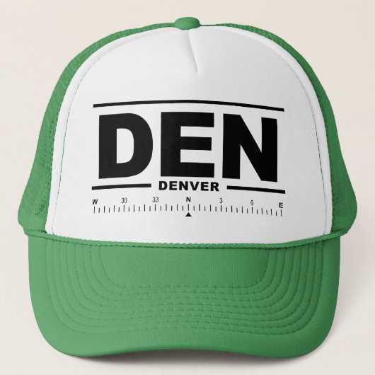 Internationale luchthaven Denver DEN  Trucker Pet (Voorkant)