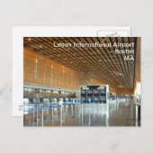 Internationale luchthaven Logan Briefkaart (Voorkant / Achterkant)
