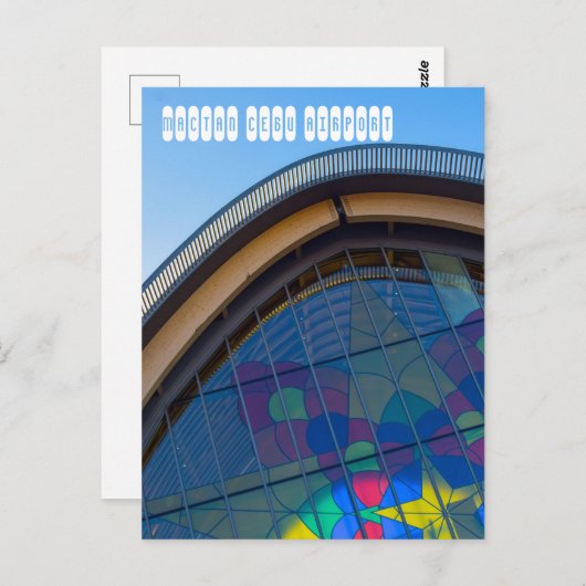 Internationale luchthaven Mactan Cebu Briefkaart (Voorkant / Achterkant)
