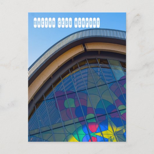 Internationale luchthaven Mactan Cebu Briefkaart (Voorkant)