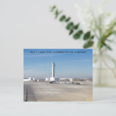 Internationale luchthaven Salt Lake City Briefkaart (Staand voorkant)