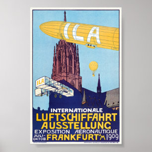 Internationale Luchtvaarttentoonstelling 1909 Post Poster