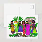 Internationale Malagassische postkaart (Voorkant / Achterkant)