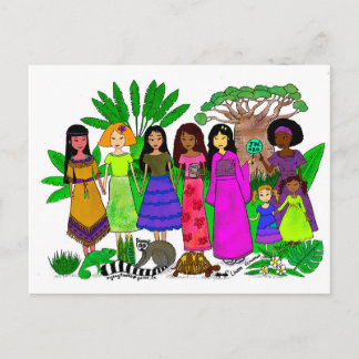 Internationale Malagassische postkaart