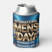 Internationale Mannendag Can Hoes Blikjeskoeler (Blikje Voorkant)
