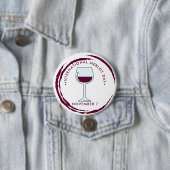 Internationale Merlot-dag Ronde Button 7,6 Cm (In situ)