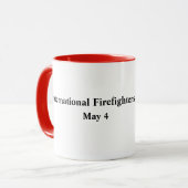 Internationale Mok van brandweerdag (Voorkant links)