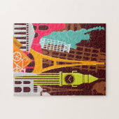 Internationale monumenten legpuzzel (Horizontaal)