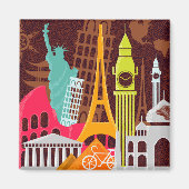 Internationale monumenten magneet (Voorkant)