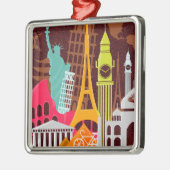 Internationale monumenten metalen ornament (Links)