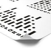 Internationale Morse Code Poster (Hoek)
