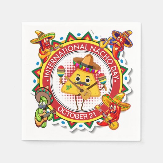 Internationale Nacho-dag Servet (Voorkant)