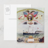 Internationale organisatie voor langshoremannen briefkaart (Voorkant / Achterkant)